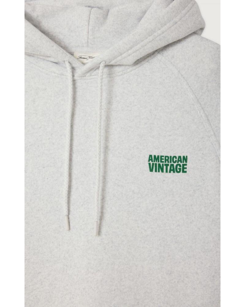 Sweat à capuche homme Baptown Gris Chiné