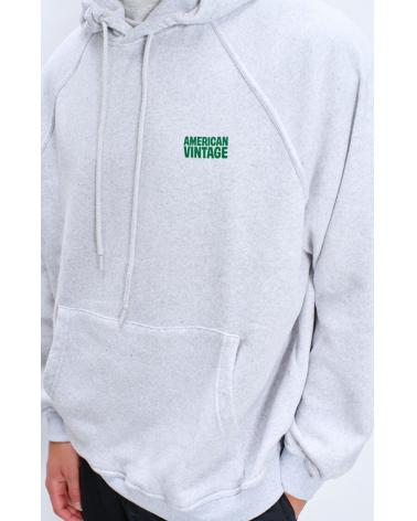 Sweat à capuche homme Baptown Gris Chiné
