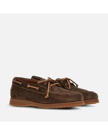 Mocassins Bateau Hogan Traditionnelle Marron