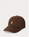 Casquette Ralph Lauren de baseball iconique chino MARRON