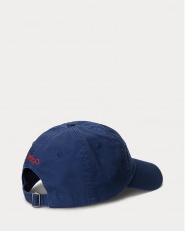Casquette Ralph Lauren de baseball iconique chino Marine