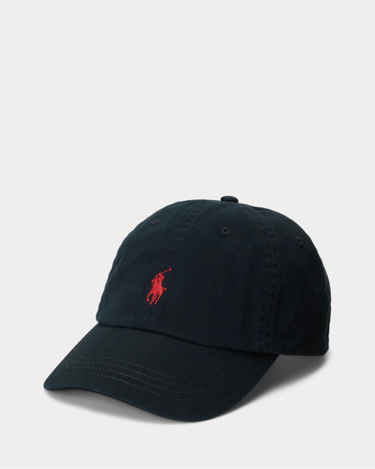 Casquette Ralph Lauren de baseball iconique chino Noir