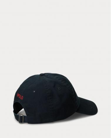 Casquette Ralph Lauren de baseball iconique chino Noir