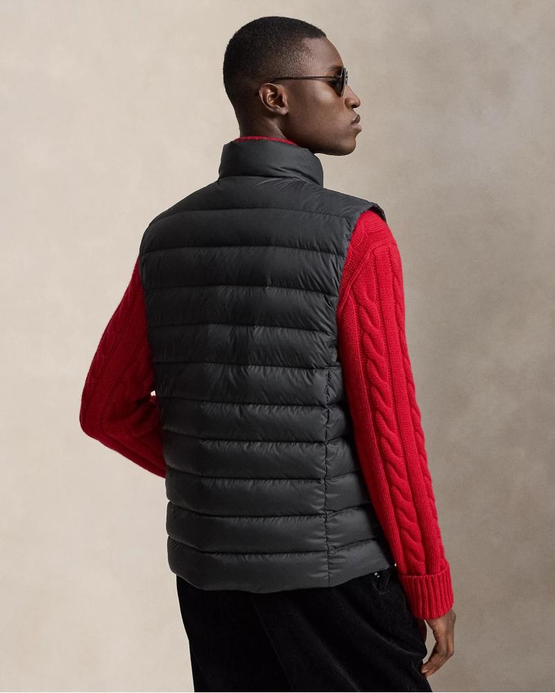 GILET S/MANCHES RALPH LAUREN NOIR