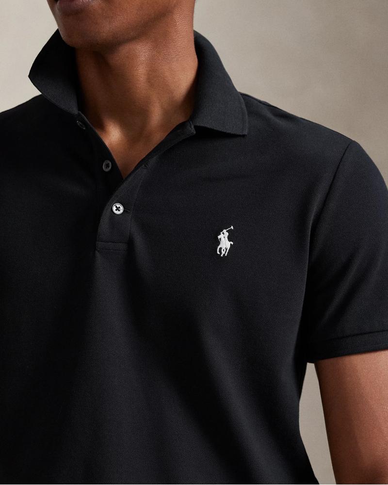 POLO RALPH LAUREN CUSTOM Slim Fit STRETCH  NOIR