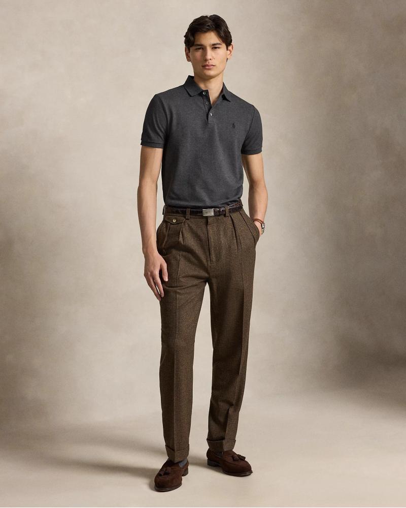 POLO RALPH LAUREN CUSTOM Slim Fit STRETCH GRIS ANTRACITE