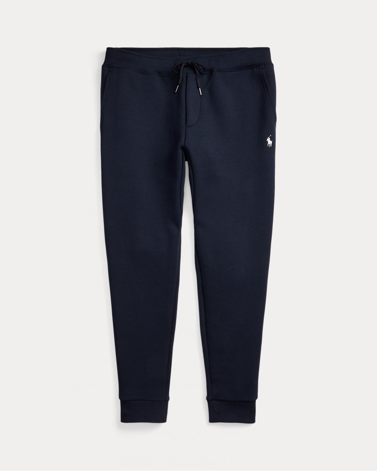 Pantalon de jogging Ralph Lauren jersey double MARINE