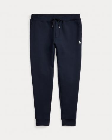 Pantalon de jogging Ralph Lauren jersey double MARINE