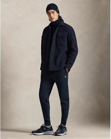 Pantalon de jogging Ralph Lauren jersey double MARINE