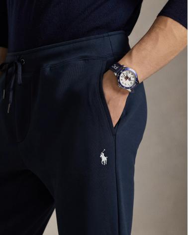 Pantalon de jogging Ralph Lauren jersey double MARINE