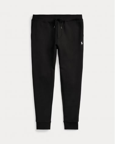 Pantalon de jogging Ralph Lauren jersey double NOIR