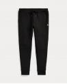 Pantalon de jogging Ralph Lauren jersey double NOIR