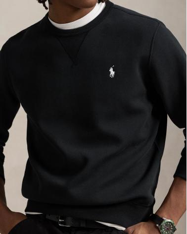 Sweat ralph Lauren col rond Noir