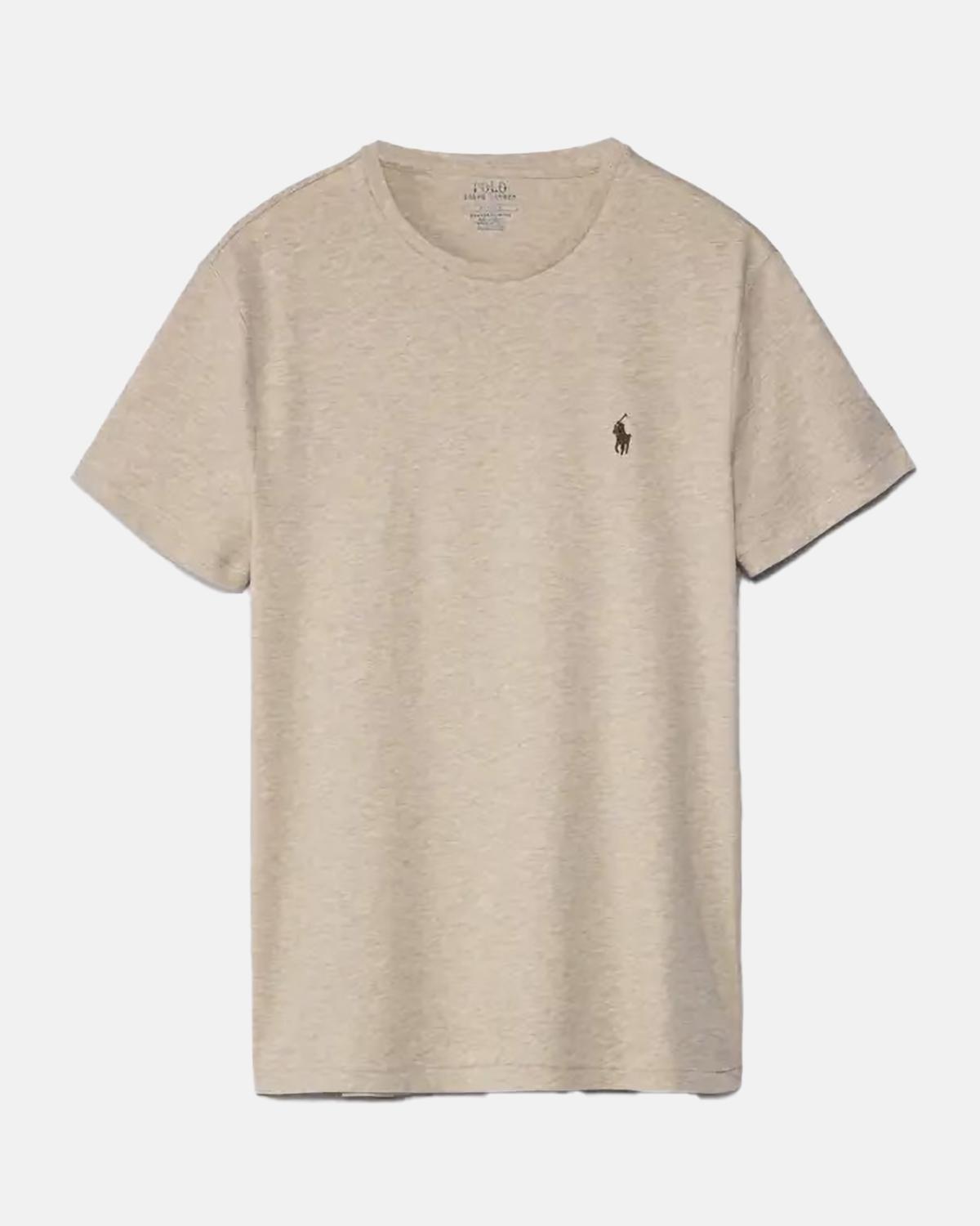 T-shirt  Ralph Lauren en jersey à col rond BEIGE