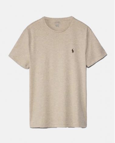 T-shirt  Ralph Lauren en jersey à col rond BEIGE