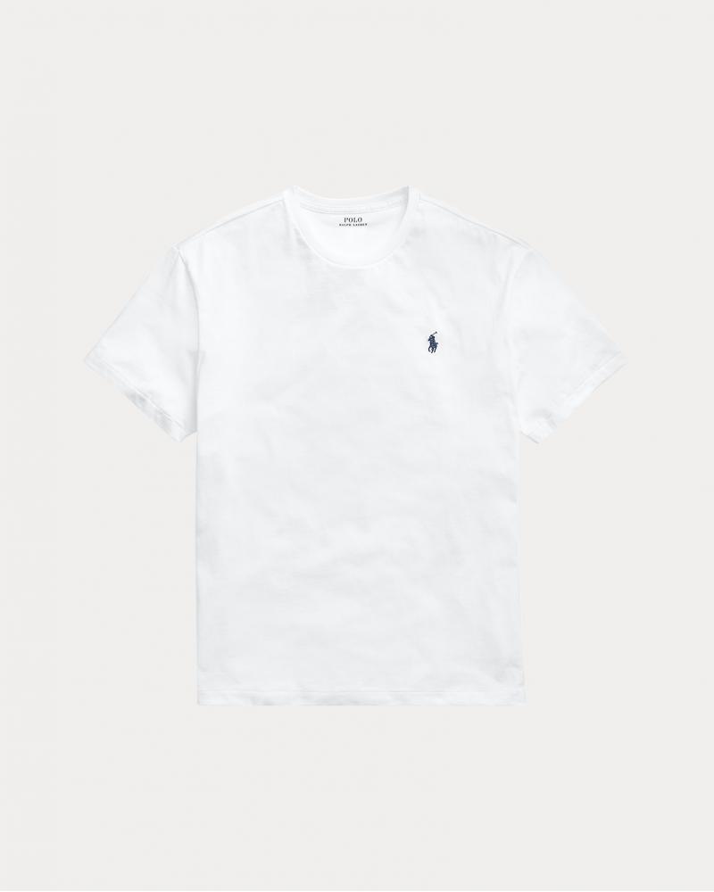 T-shirt  Ralph Lauren en jersey à col rond Blanc