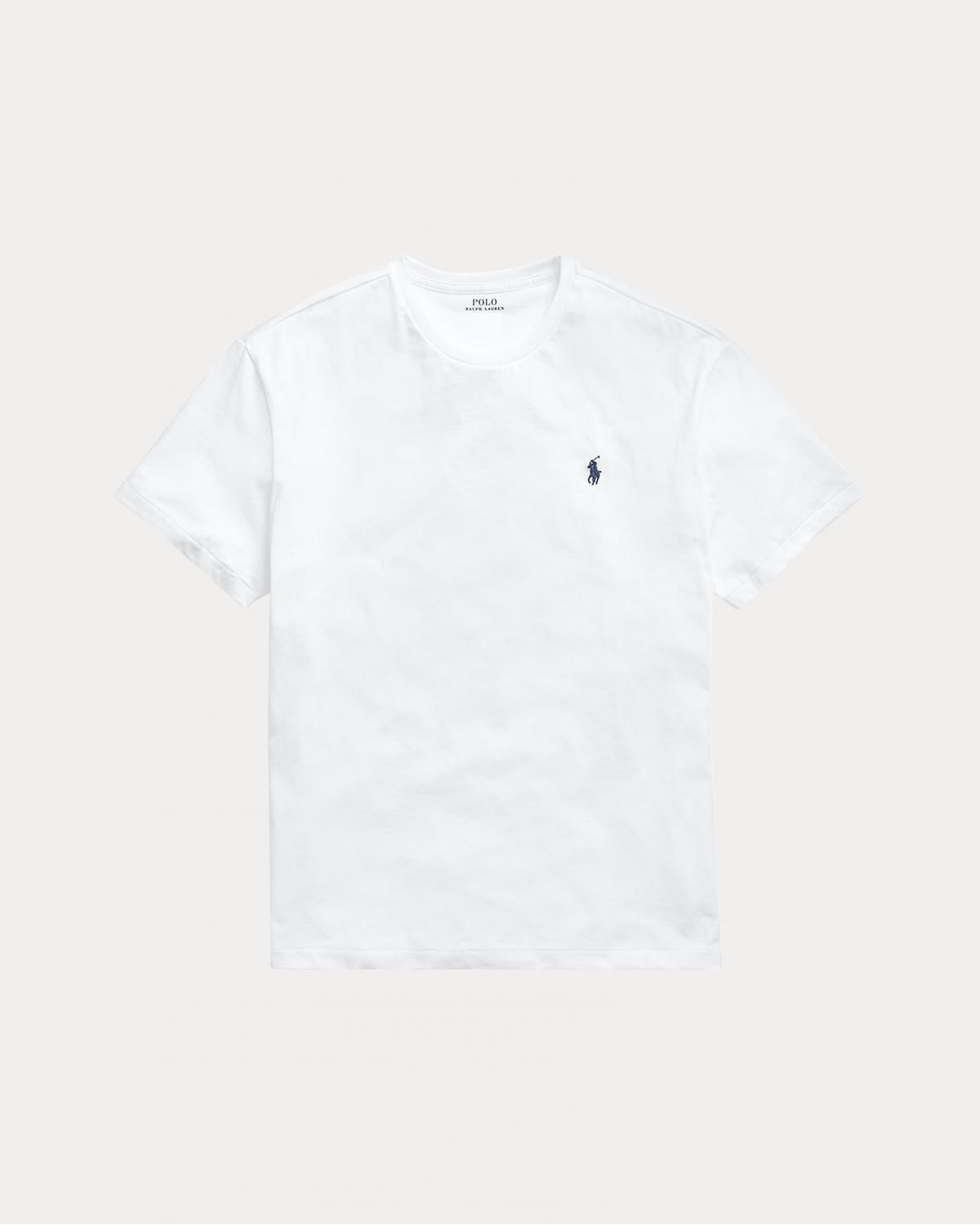 T-shirt  Ralph Lauren en jersey à col rond Blanc