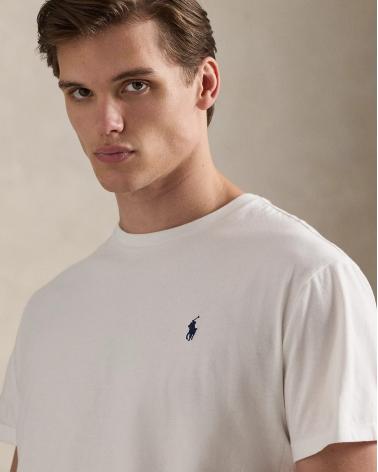 T-shirt  Ralph Lauren en jersey à col rond Blanc
