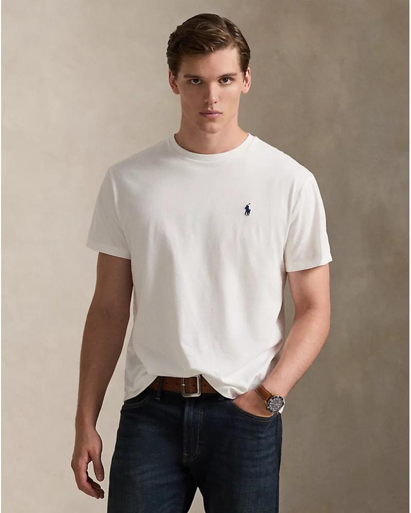 T-shirt  Ralph Lauren en jersey à col rond Blanc