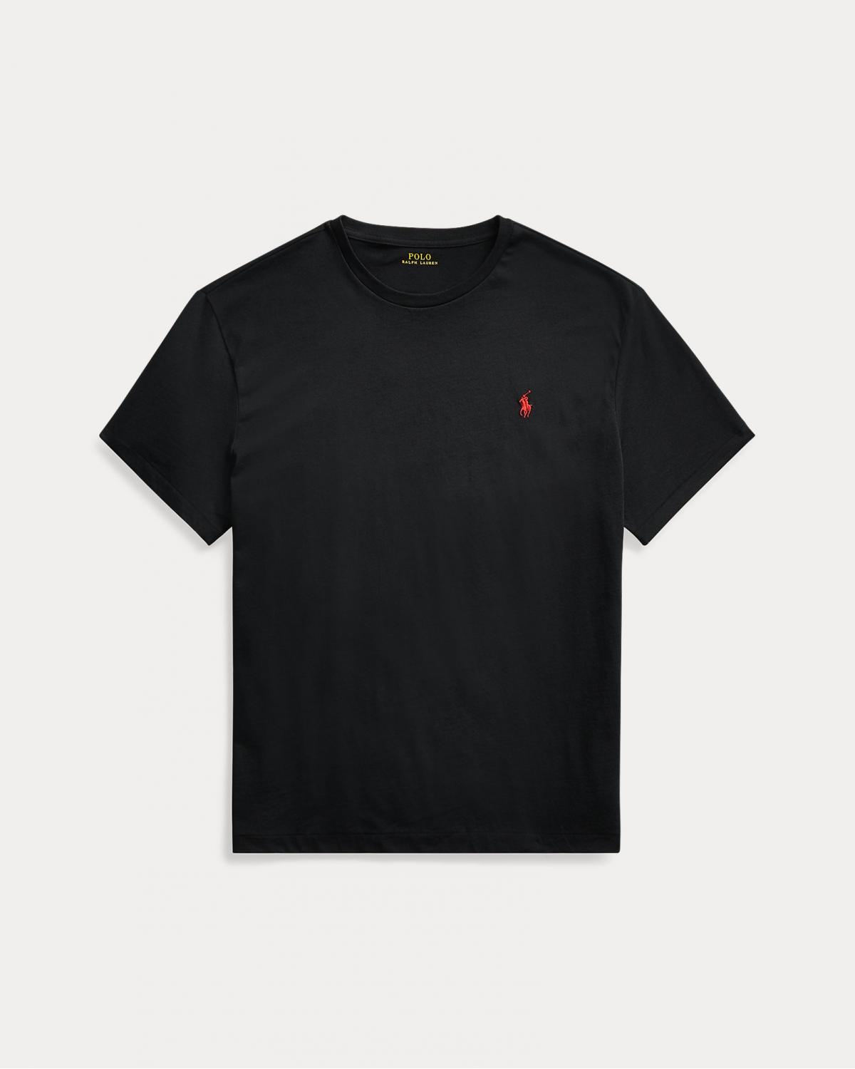 T-shirt  Ralph Lauren en jersey à col rond Noir
