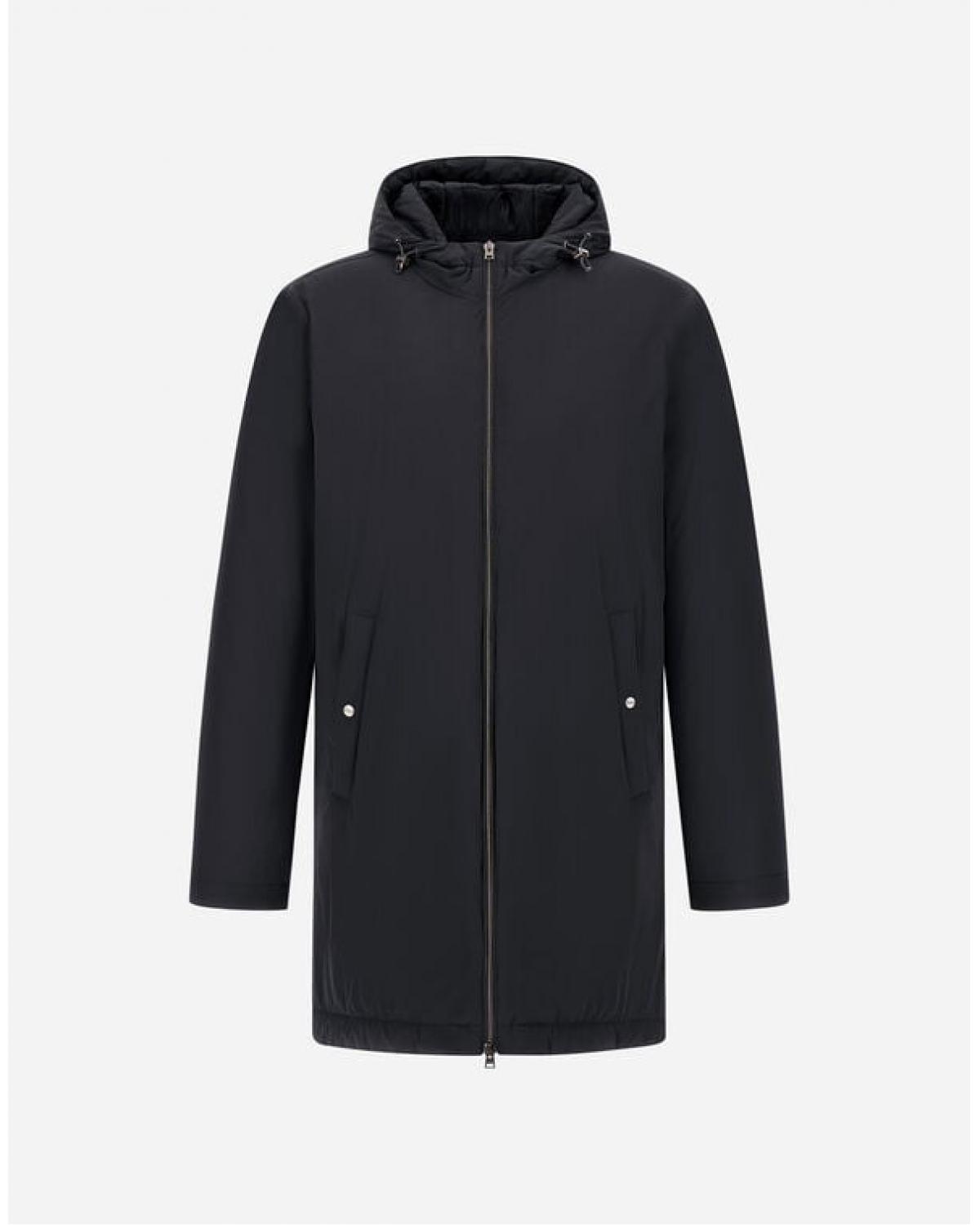 PARKA HERNO RESORT EN NYLON QUADRI-EXTENSIBLE