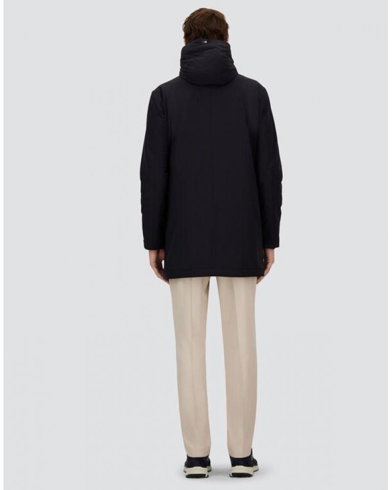 PARKA HERNO RESORT EN NYLON QUADRI-EXTENSIBLE