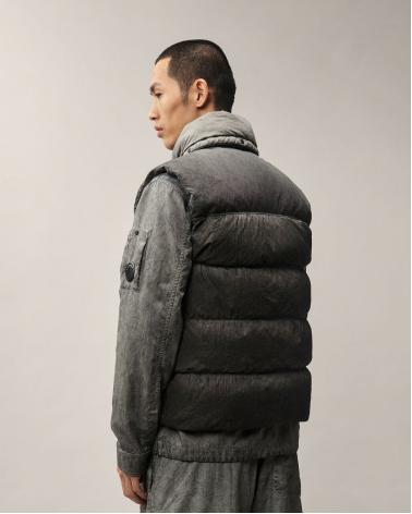  Gilet C.P Company VE114  R90 Eco-Chrome R Mixed Hooded  Gris