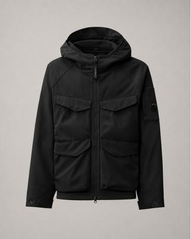 BLOUSON MI LONG  C.P COMPANY.WW04 999 SHELL PADDED HOODED  