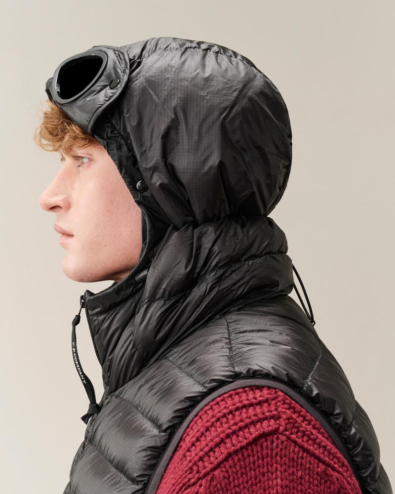 Gilet S/Manches C.P Company VE014A 999  D.D. Shell Goggle Down NOIR