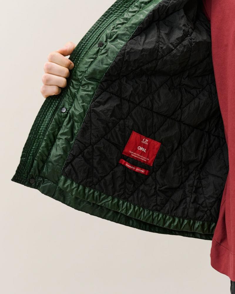 JACKET CP.COMPANY  OPAL PADDED GOGGLE W182A  697 VERT- SAPIN