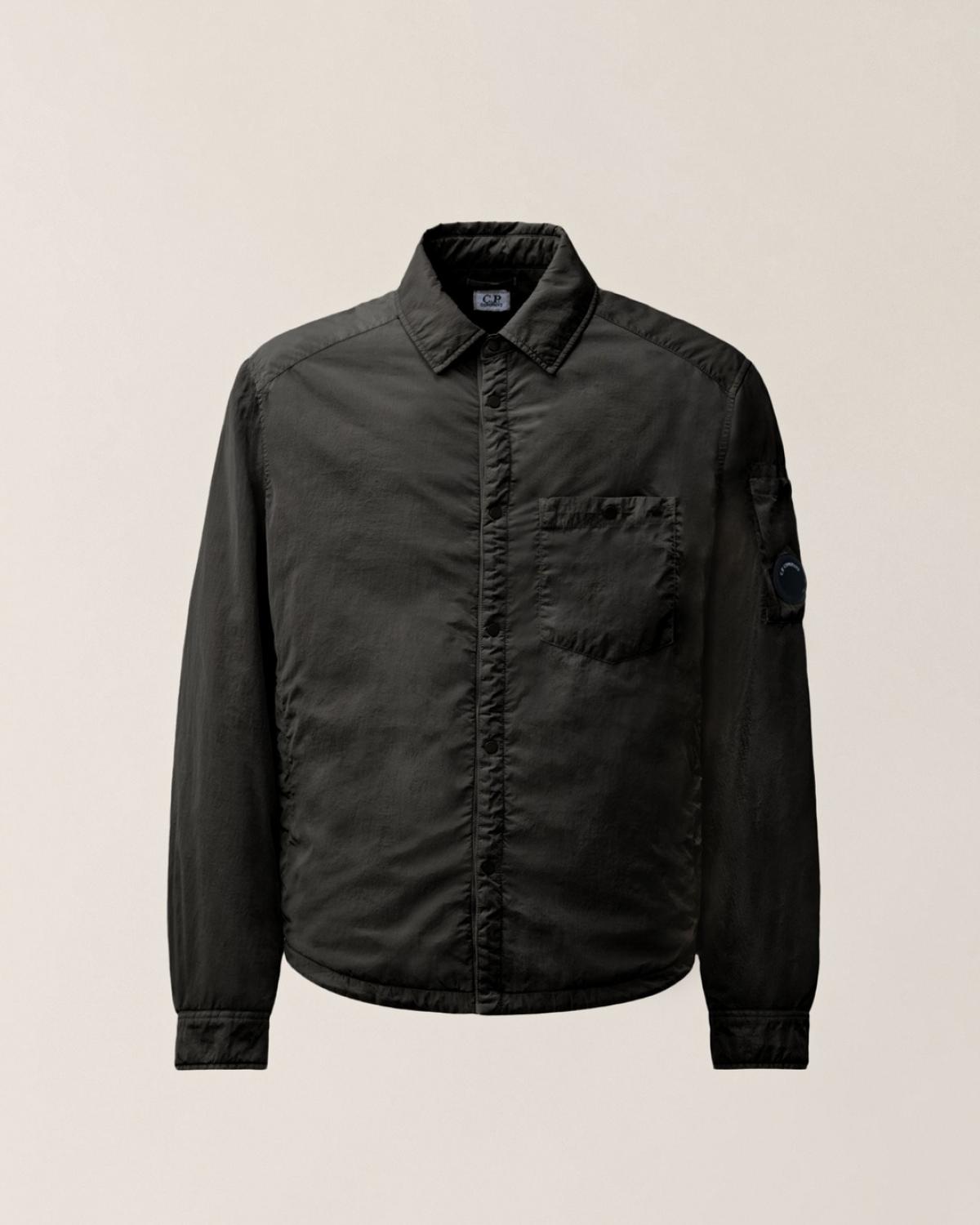 OVERSHIRT CHROME PADDED CP.COMPANYS023A 999 NOIR