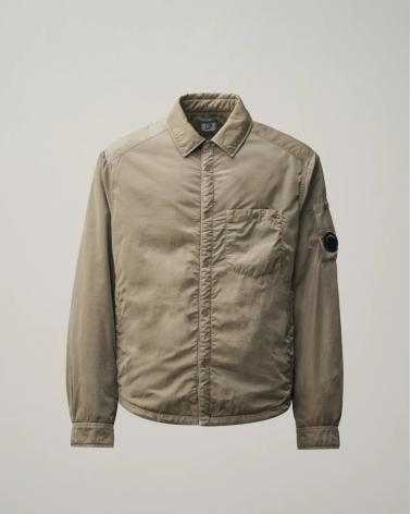 OVERSHIRT CHROME BUTTON PADDED CP.COMPANYS023A 356 Fallen Rock Vert