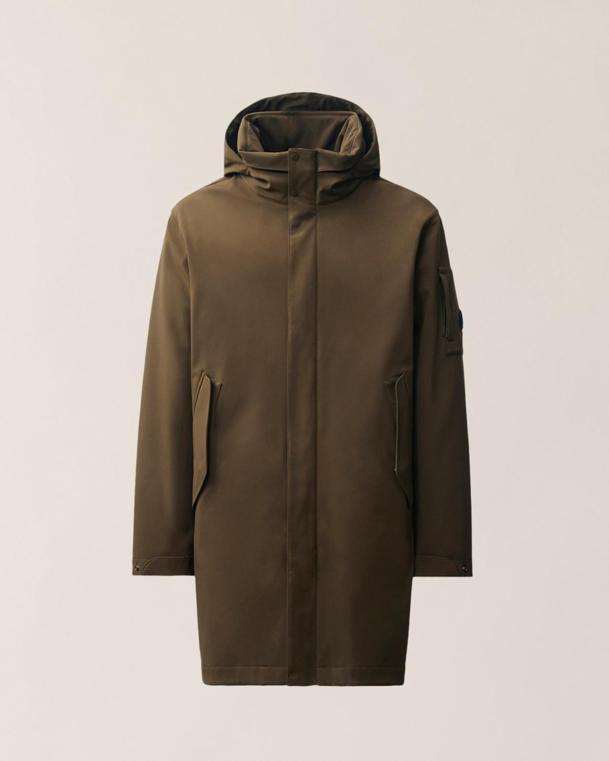 PARKA C.P. Shell-R Padded Hooded W003A 950 CASTOR  GREEN KAKI