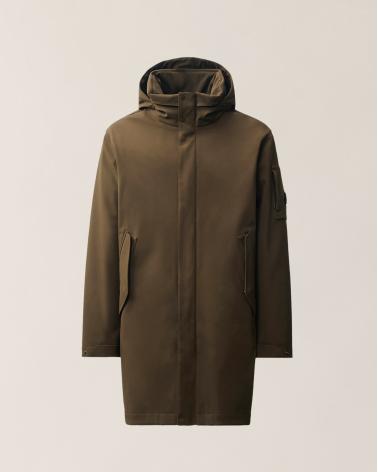 PARKA C.P. Shell-R Padded Hooded W003A 950 CASTOR  GREEN KAKI