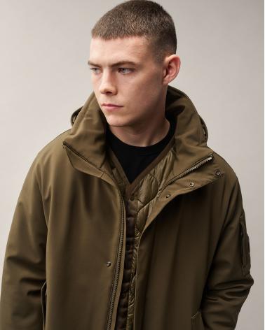PARKA C.P. Shell-R Padded Hooded W003A 950 CASTOR  GREEN KAKI