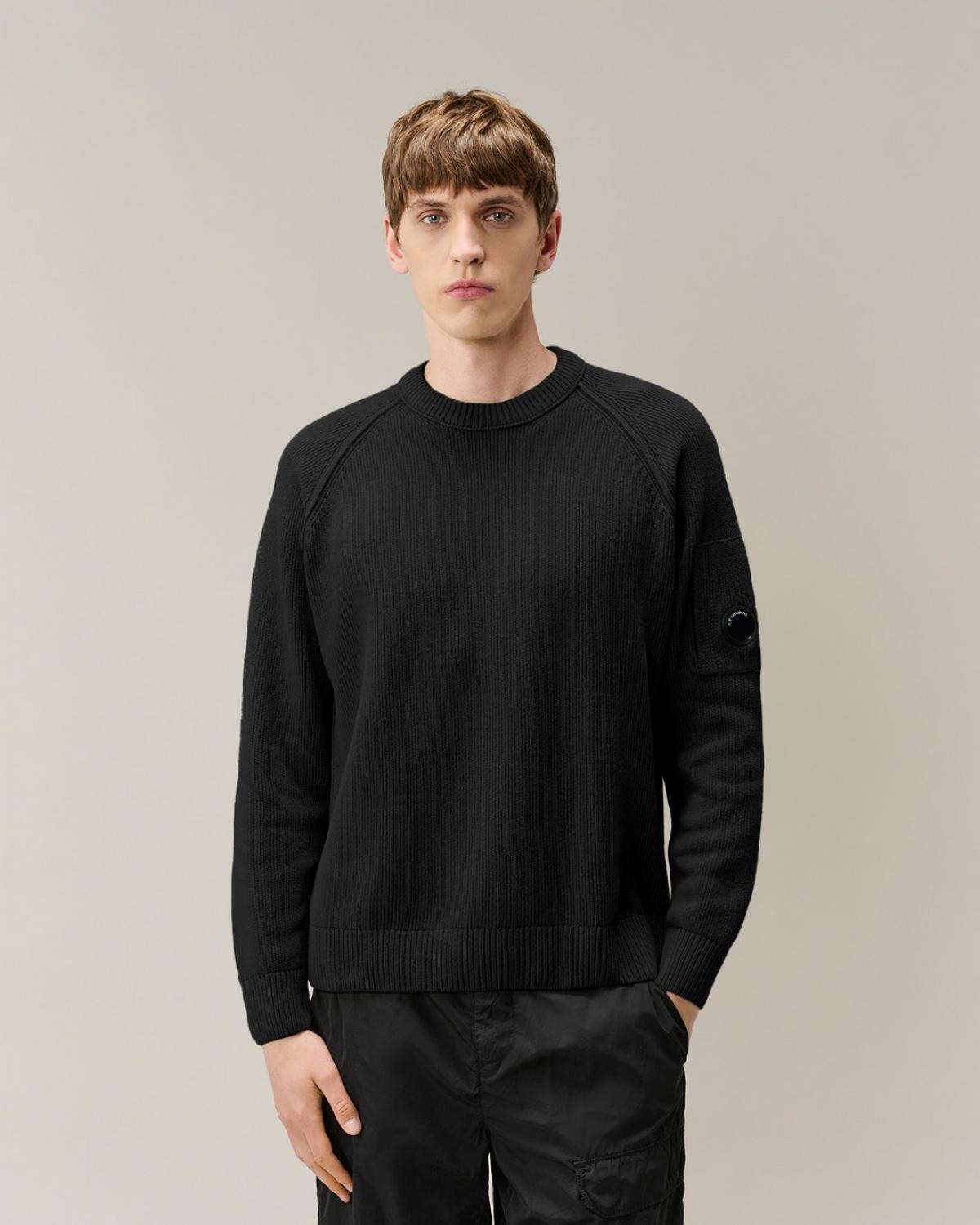 PULL COTON CHENILLE CP.COMPANY 196A  999 NOIR