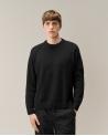 PULL COTON CHENILLE CP.COMPANY 196A  999 NOIR