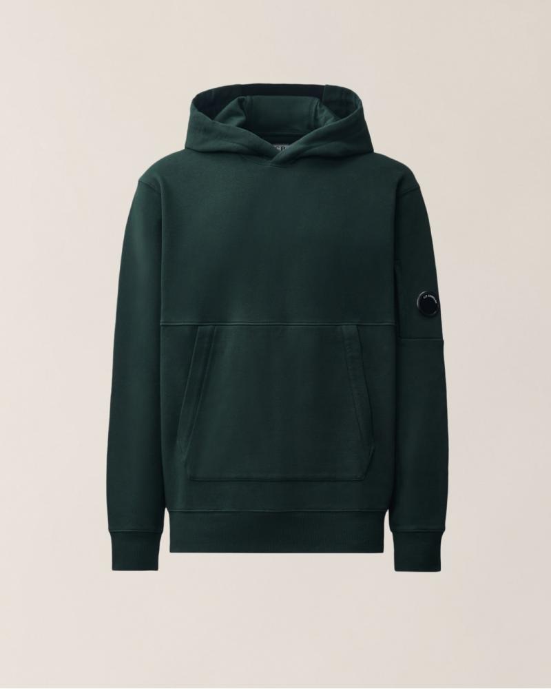 SWEAT C.P COMPANY HOODED  SS714 697 VERT