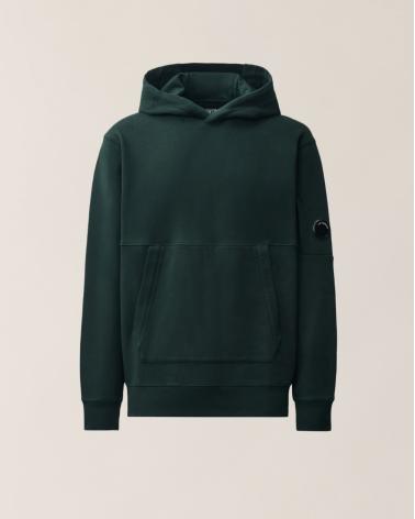 SWEAT C.P COMPANY HOODED  SS714 697 VERT