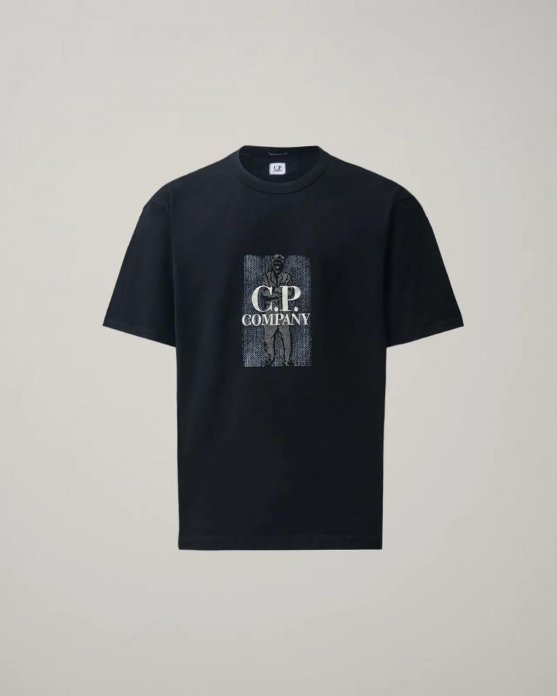 TEE SHIRT C.P.COMPANY 158A  999 NOIR