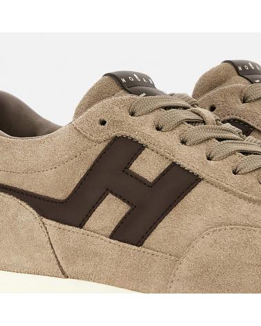 Baskets H699 Hogan en cuir de veau et suède avec semelle crantée