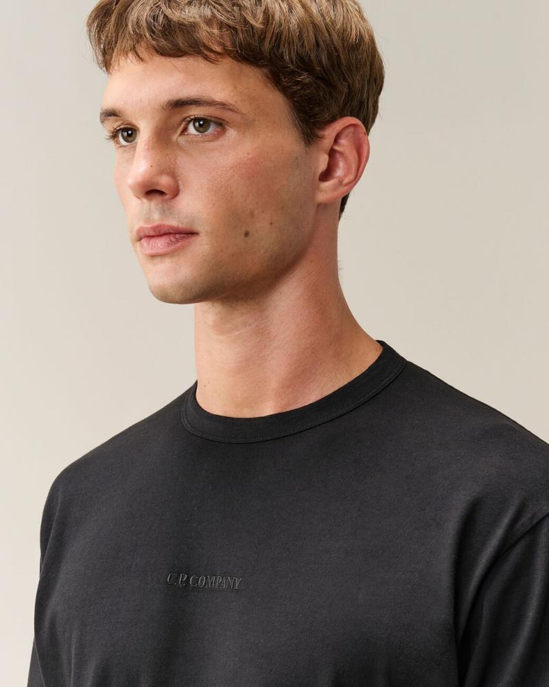 TEE SHIRT JERSEY SHORT SLEEVE LOGO S205A 999 NOIR