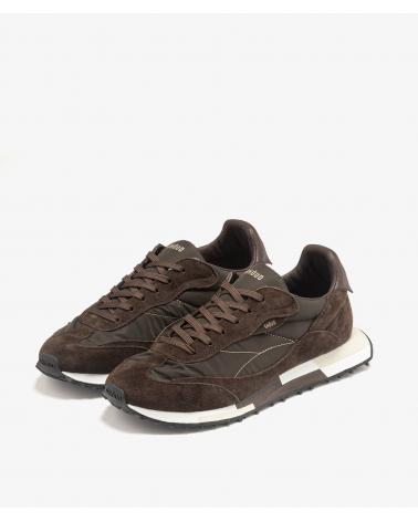 BASKET GHOUD  RUSH M9 LMNS13 NYLON SUEDE MARRON