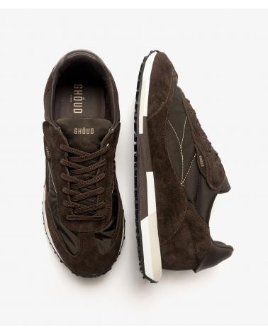 BASKET GHOUD  RUSH M9 LMNS13 NYLON SUEDE MARRON