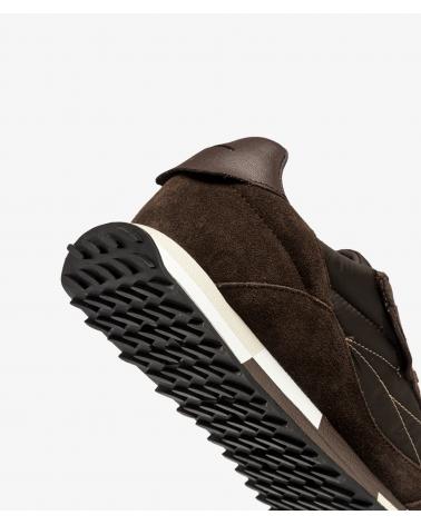 BASKET GHOUD  RUSH M9 LMNS13 NYLON SUEDE MARRON