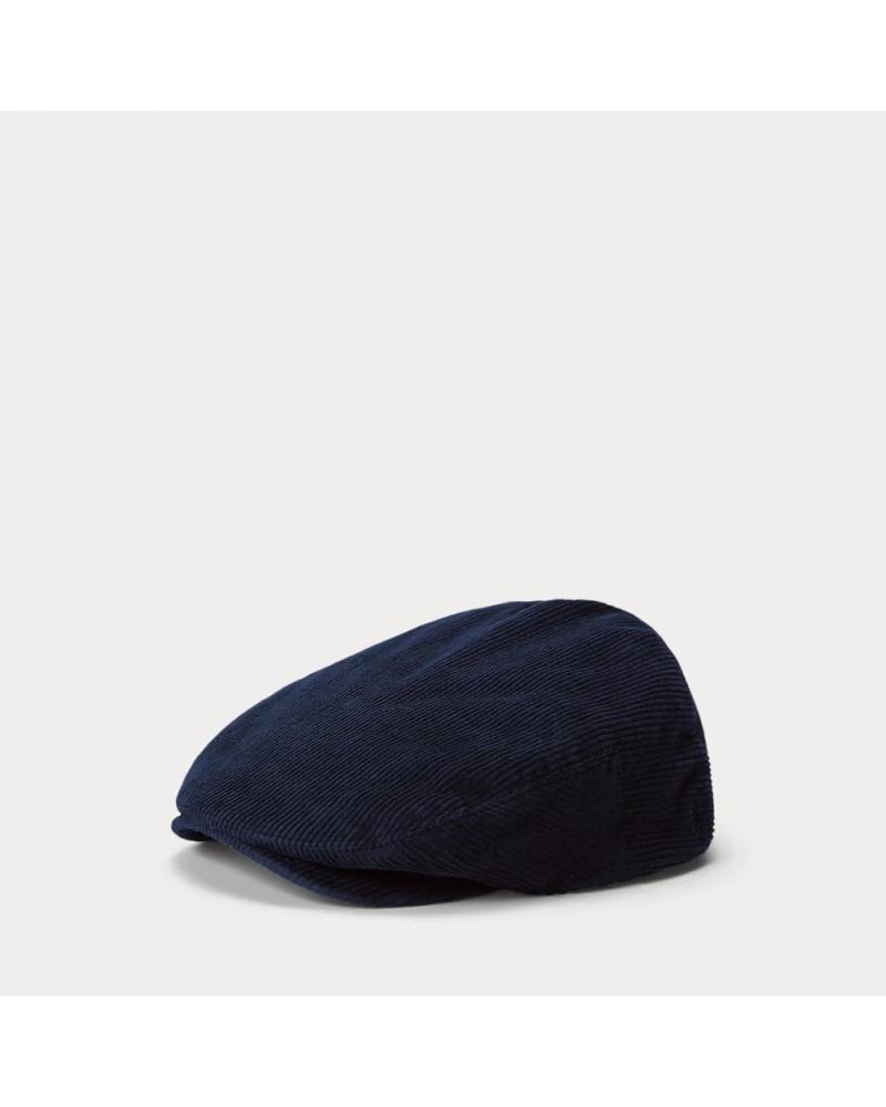 Casquette de golf en velours côtelé Marine