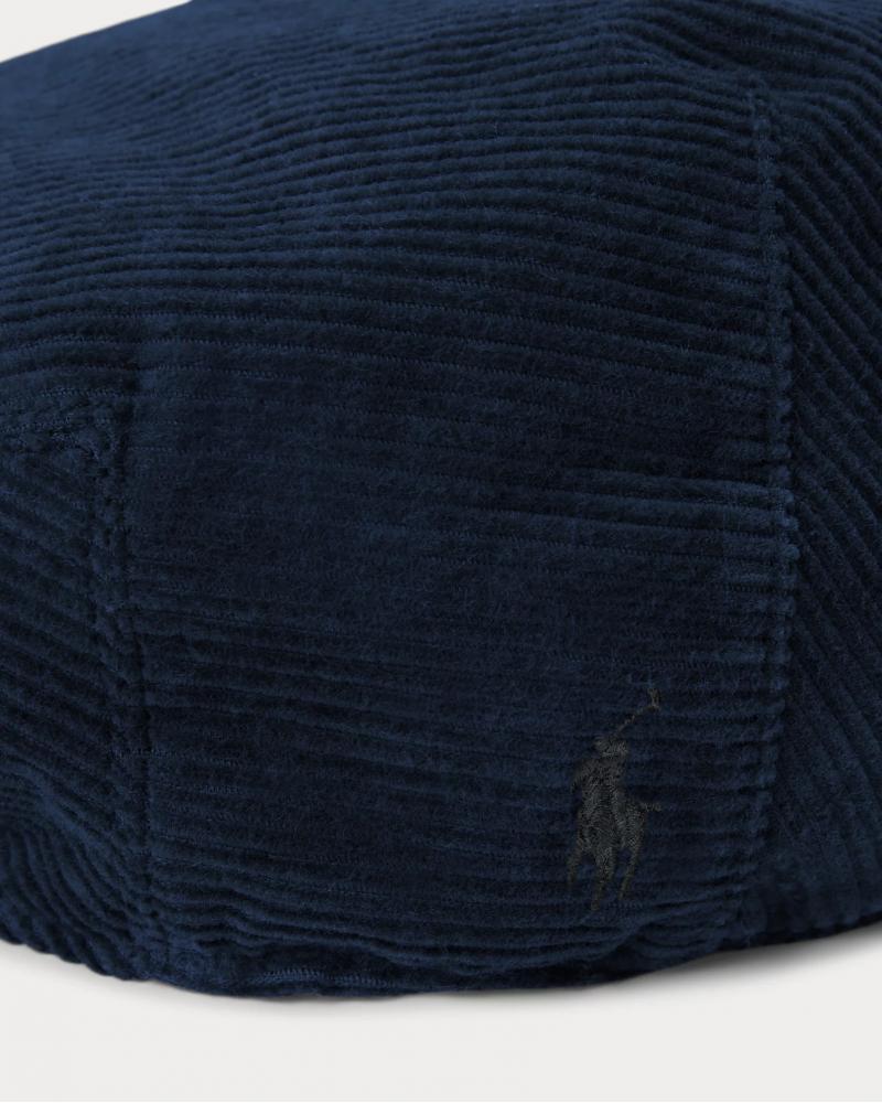 Casquette de golf en velours côtelé Marine