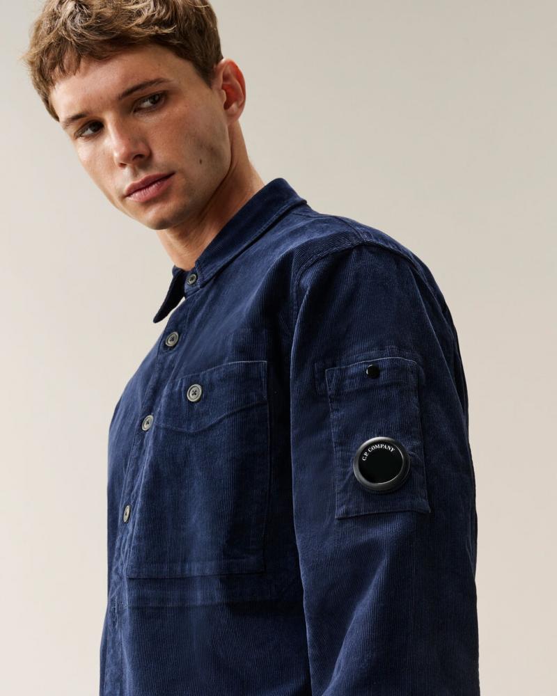 BLAZER BUTTON LENS C.P. COMPANY BZ146A 880 BLEU