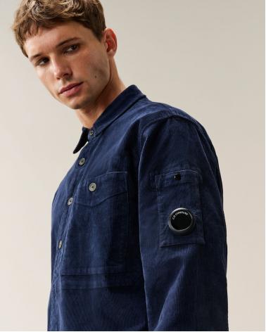 BLAZER BUTTON LENS C.P. COMPANY BZ146A 880 BLEU