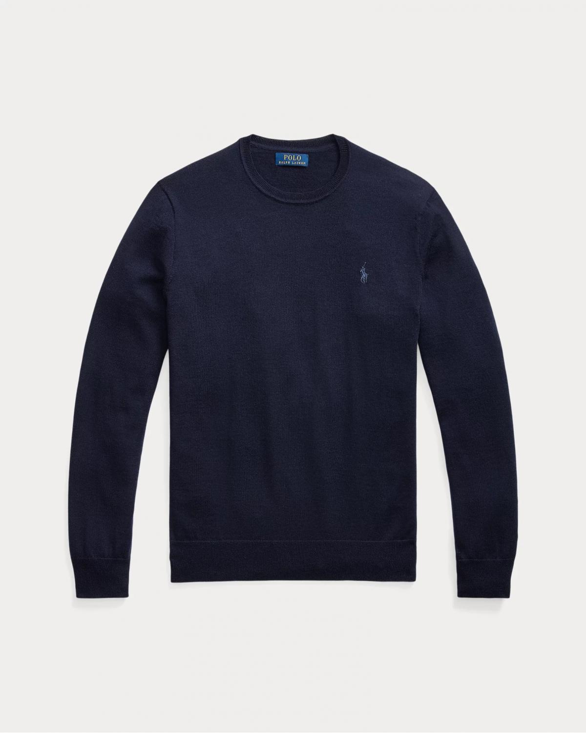 PULL COL ROND RALPH LAUREN MARINE